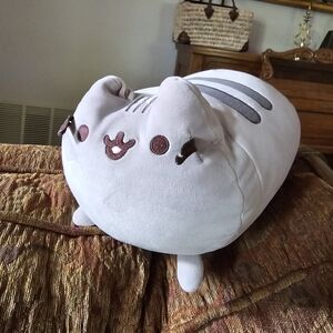 Light Dove Grey Pusheen cat Plush Doll